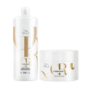 Wella Oil Reflections Luminous Shampoo 1L & Reboost Mask 500ml